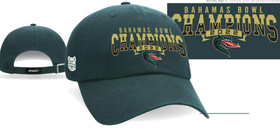 UAB!! Your 2022 Bahamas Bowl Champions Cap